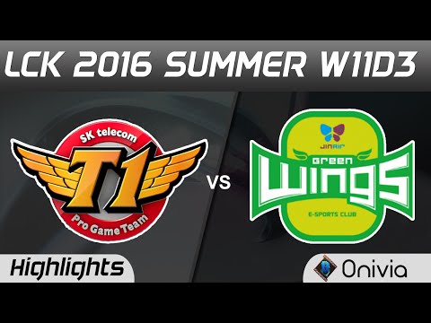 SKT vs JAG Highlights Game 1 LCK Champions W11D3 2016 SK Telecom vs Jin Air