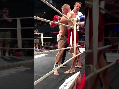 Chok Dee Bielefeld Fighter Marcel Niebur in Denmark, Round 1