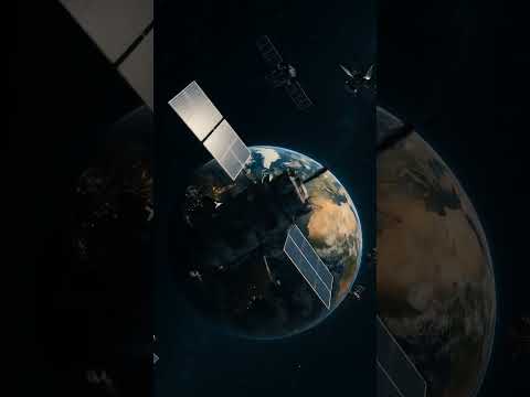 This Is What Satellites Around Earth Really Look Like 🌍🛰️ | Space View #settil #spacesatellite #exo