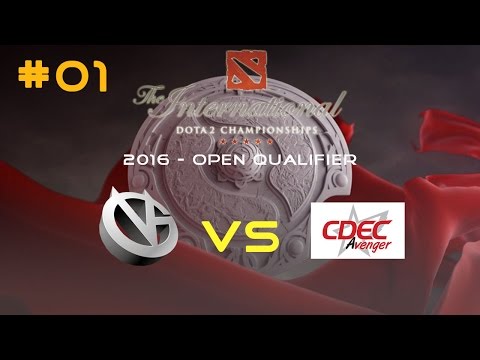 VG vs CDEC Avenger game 1 - The International 2016 Open Qualifier