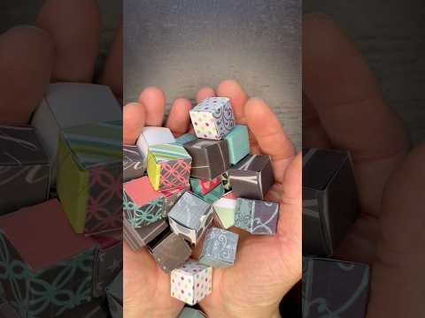 Perfect Paper Cubes Without Glue or Tape | DIY Projects #diy #origami #papercube #craftideas