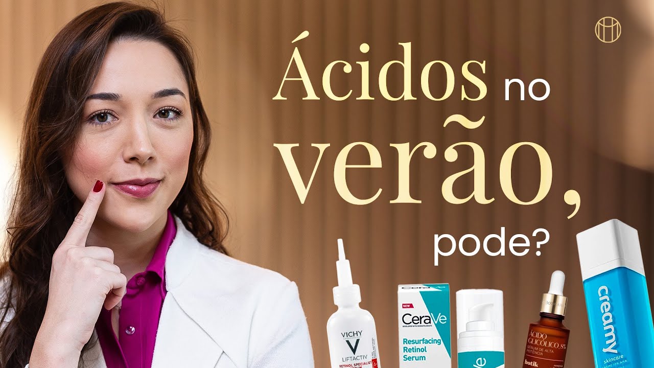 Devo PARAR de usar ÁCIDOS NO VERÃO? | Com Dra. Marina Hayashida