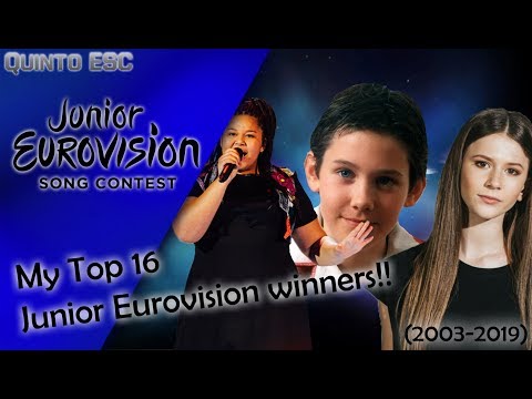 My Top 16 Junior Eurovision Winners (2003-2018) - Quinto ESC