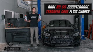 How To Change Transfer Case Fluid -  3.0t Audi B9 S5/S4/A4