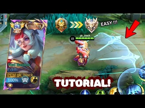 TOP GLOBAL EDITH 70% WINRATE SECRET TRICK FULL TUTORIAL (solo rank auto immortal 💀)