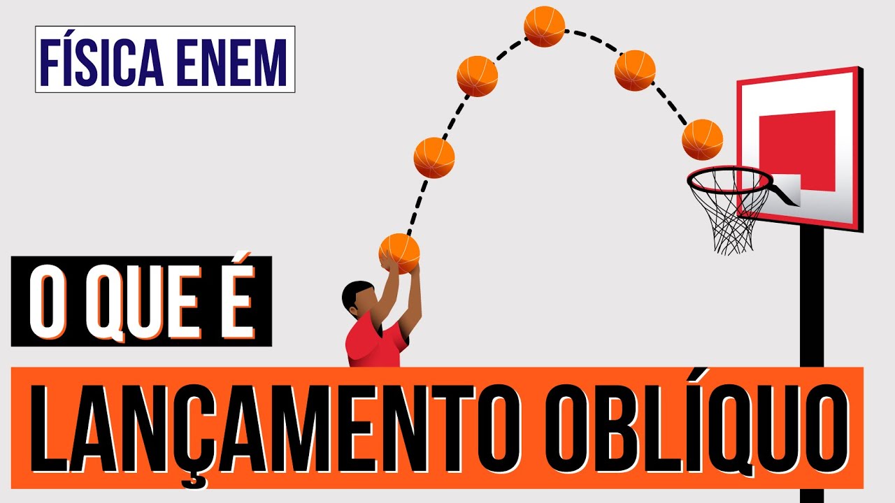 LANÇAMENTO OBLÍQUO DE UM PROJÉTIL: O que é, Características e Cálculos | Física Enem. Diego Sousa