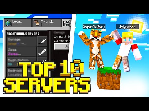 Top 10 BEST Servers For MCPE 2022 (1.19+) - Minecraft Pocket Edition (Xbox One, PS4, Windows 10)