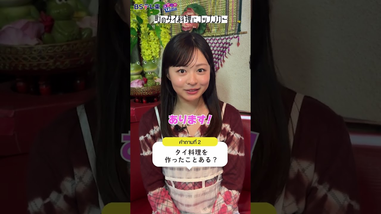 BSテレ東 町のタイ料理にコップンカー 番組サイト