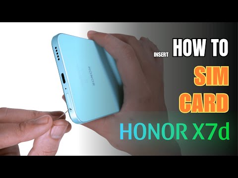 How to Install a SIM Card to HONOR X7d