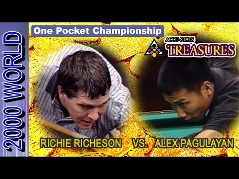 RICHIE RICHESON vs ALEX PAGULAYAN - 2000 World One Pocket Championship