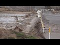 Rock Springs Road in Apple Valley Flooded on Feb 14, 2019