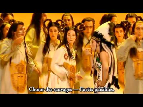 Les Indes galantes de Rameau, les Sauvages, rondeau Forêts paisibles