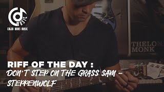 DONT STEP ON THE GRASS, SAM - STEPPENWOLF (RIFF OF THE DAY)