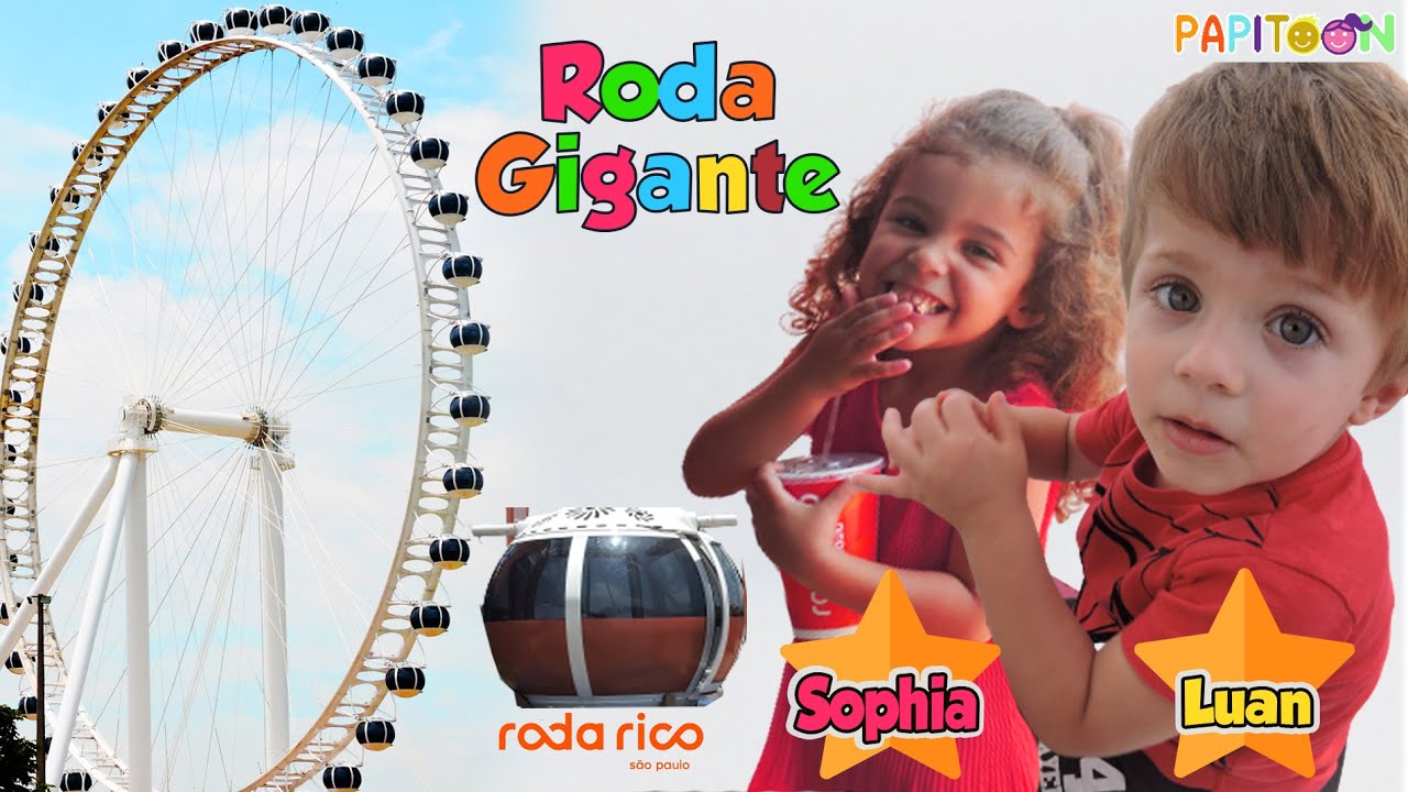 Nova Roda gigante inaugurada em São Paulo detalhada Roda Rico na visão de crianças