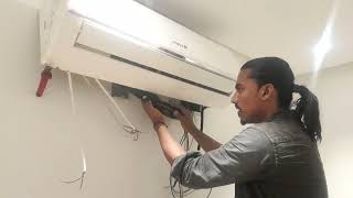 split air conditioner indoor unit Installation 1/2 ton gree