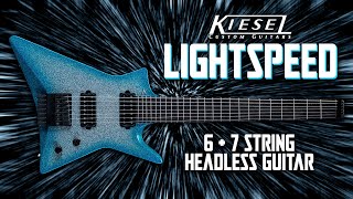 Video thumbnail for Kiesel Guitars Lightspeed Headless Guitar by Kiesel Guitars