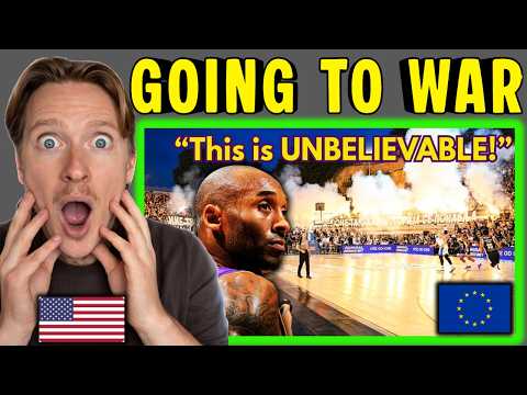 NBA STARS BLOWN AWAY by Insane Euro Basketball Crowds 🇪🇺🏀 | American Reacts