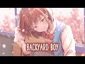 Nightcore Backyard Boy Lyrics
