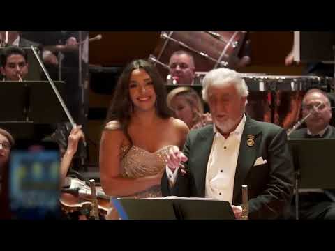 Placido Domingo & Juliana Grigoryan singing Yerevan Erebouni