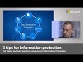 The Top 5 Tips for Information Protection