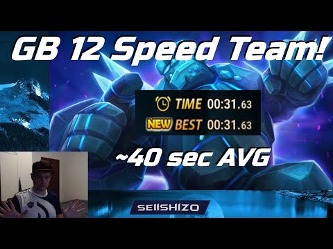 GB12 - 31sec Consistent Fast and Safe Team!  (~40sec avg) - Summoners War
