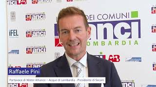 Avv. Raffaele Pini, Portavoce di Water Alliance – Acque di Lombardia