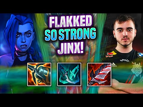 FLAKKED IS SO STRONG WITH JINX! - G2 Flakked Plays Jinx ADC vs Aphelios! | Season 2022