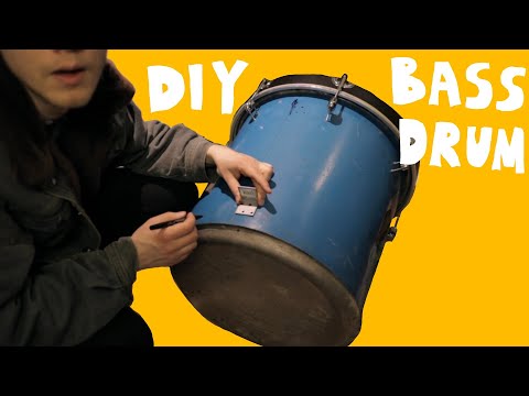 diy bucket bass drum
