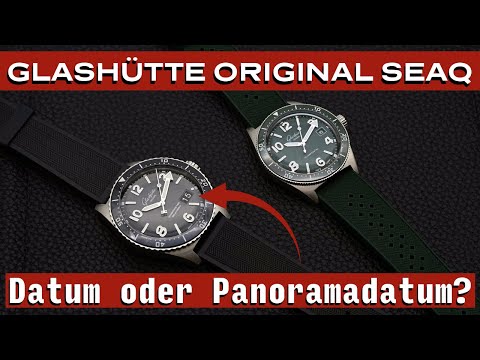 SeaQ: Die Luxus-Taucheruhr von Glashütte Original | Panoramadatum & Datum