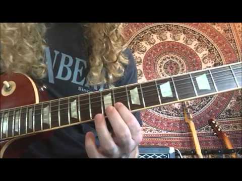 A minor Rock Guitar Lick