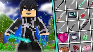 МАЙНКРАФТ МАСТЕРА МЕЧА ОНЛАЙН - КАК ЗАСТРЯТЬ В ИГРЕ АНИМЕ ОБЗОР МОДА - MINECRAFT MODS