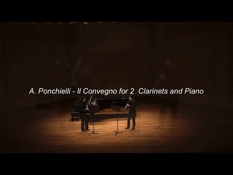 A. Ponchielli - Il Convegno for 2  Clarinets and Piano