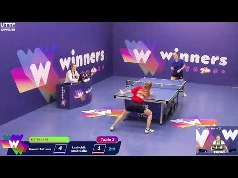 WINners CUP table 2  30.01   Gasiul Tatiana - Lushchik Anastasiia  11:00