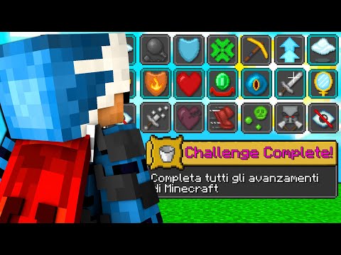 PROVO A COMPLETARE TUTTI GLI AVANZAMENTI DI MINECRAFT - ITA