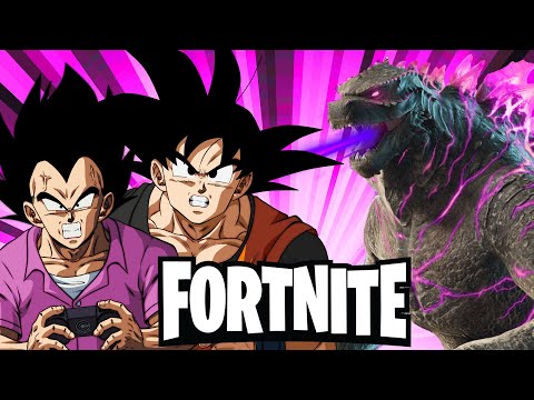 Goku and Vegeta VS Godzilla!
