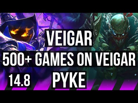 VEIGAR & Draven vs PYKE & Ashe (SUP) | 6/3/19, 500+ games | NA Master | 14.8