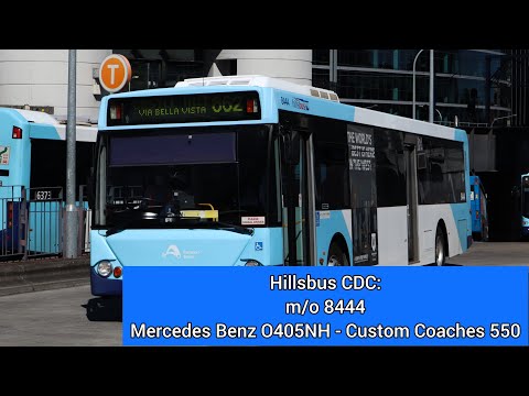 Hillsbus CDC m/o 8444: Mercedes Benz O405NH - Custom Coaches 550