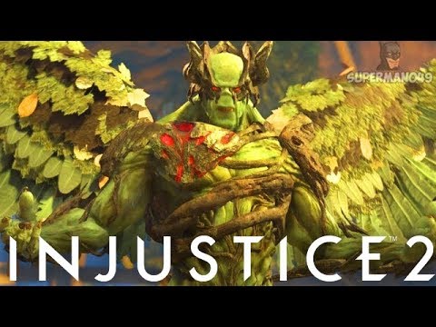 Legendary Swamp Thing's Angel Wings Ability! - Injustice 2 "Swamp Thing" Legendary Gear Gameplay