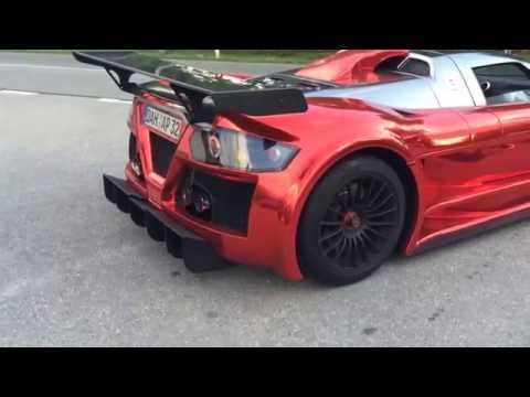 Gumpert Apollo S red chrome acceleration 750 ps