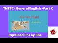 TNPSC I General English I Part C I His First Flight I 10th Standard English New Samacheer Book