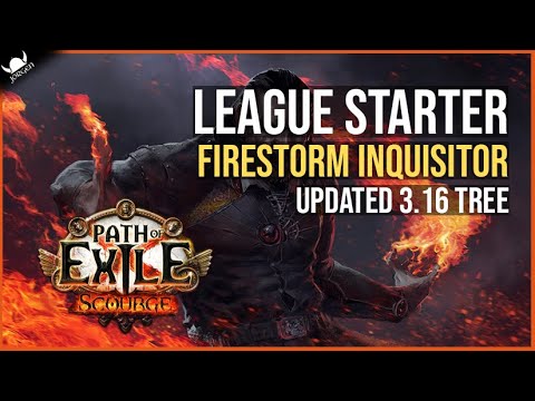 Firestorm Inquisitor League Starter Build Tree Walkthrough [Path Of Exile 3.16]
