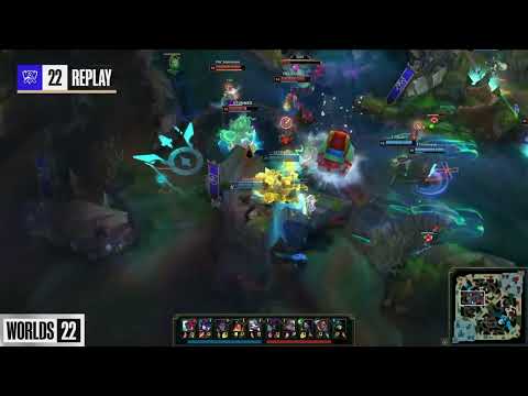 HUMANOID OUTPLAYS HIMSELF VS FAKER AT WORLDS 22