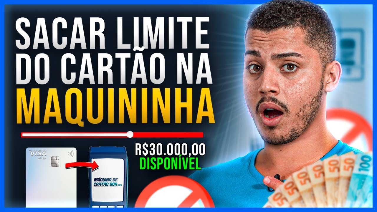 SACAR LIMITE do CARTÃO é permitido Posso passar meu CARTÃO na MAQUININHA de CARTÃO | #MCBresponde