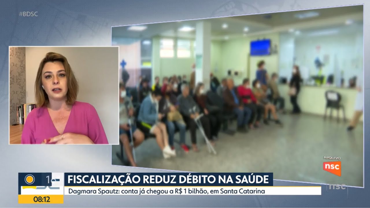 BDSC -  Fiscalização reduz débito na saúde de Santa Catarina