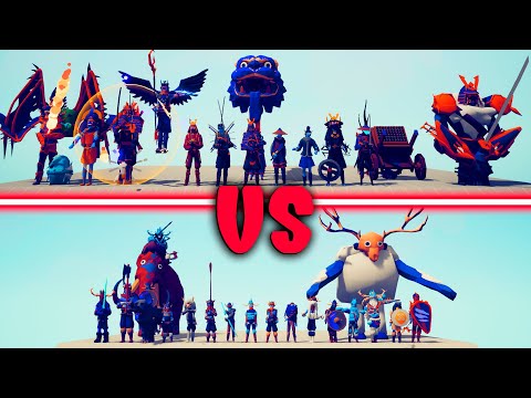 MEGA DYNASTY TEAM vs MEGA VIKING | TABS - Totally Accurate Battle Simulator