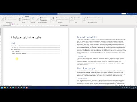 Word Inhaltsverzeichnis erstellen – Tutorial, Anleitung