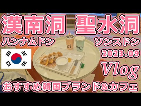 Hannam-dong Seongsu-dong VLOG / Marcas e cafés coreanos recomendados / NewJeans LE SSERAFIM Favorite