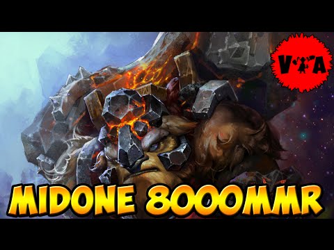 Dota 2 - MidOne 8000 MMR Plays Earthshaker vol #1- Ranked Match