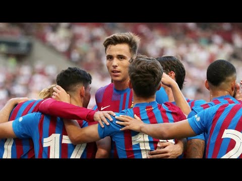 Nico González • FC Barcelona B vs UE Costa Brava • 12/09/2021 •