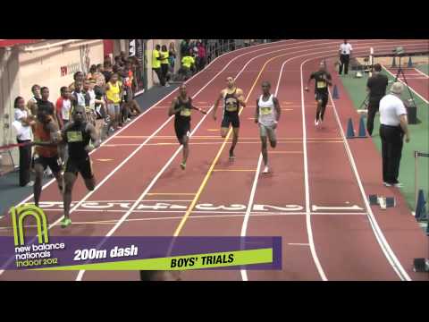 Boys 200m Heat 1 - New Balance Indoor Nationals 2012